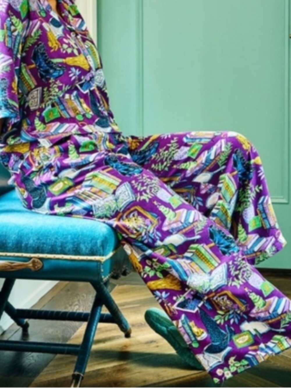 Wicked + PrintFresh PJ Pants Size Small-Tall Lounge Casual Elphaba's Alchemy